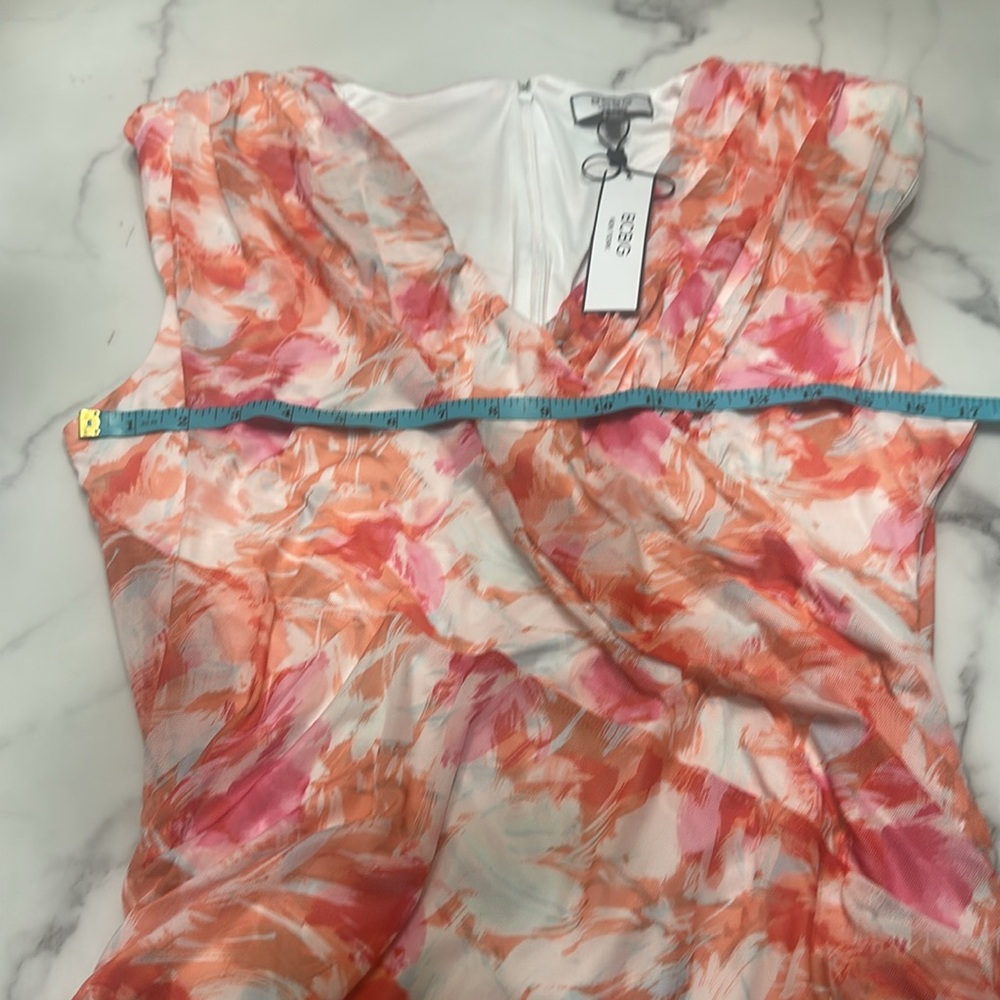 BCBG Vibrant Pink and Orange Mini Dress - Picture 10 of 15